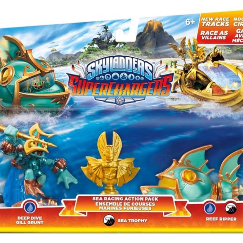 NEW| NEVER OPEN | Skylanders SuperChargers: Racing Sea Pack